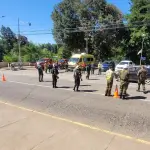 La iniciativa se realizó a la altura del kilómetro 1 de la Ruta Q-77, en Mulchén, Cedida