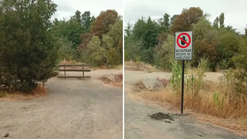 Cierre de mirador a La Aguada