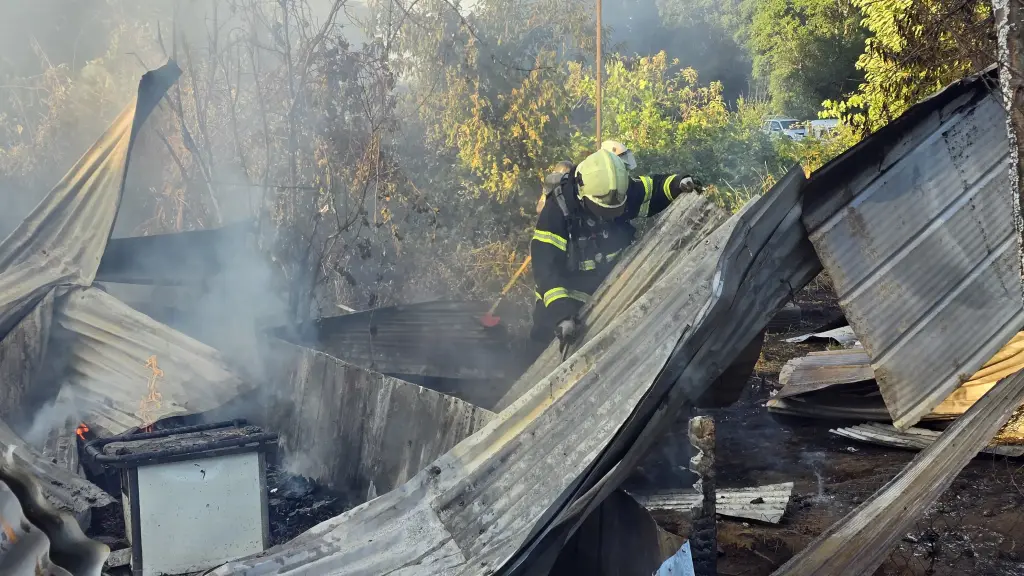 Incendio en Alto las Viñas, Cuerpo de Bomberos de Los Ángeles 