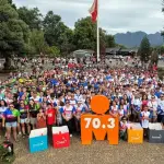 Una postal con todos los deportistas que compitieron en Pucón, Trichile