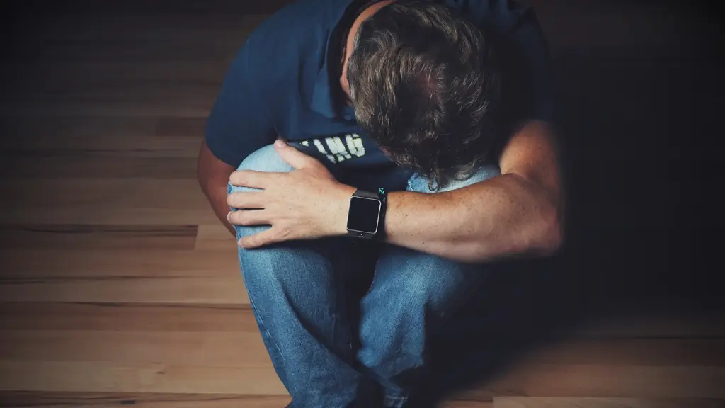 hombre, deprimido, sentado, Pixabay