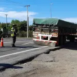 Incendio en camión causa congestión vehicular en el peaje Duqueco de Los Ángeles, La Tribuna