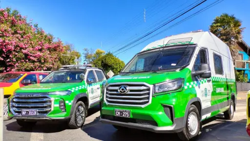 Dos nuevos vehículos policiales reforzarán la seguridad en sectores urbanos y rurales de Nacimiento