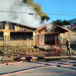 El incendio se registró durante la mañana de este miércoles., Cedida