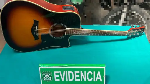 Recuperan guitarra robada a Iglesia Evangélica de Los Ángeles: Hay un detenido