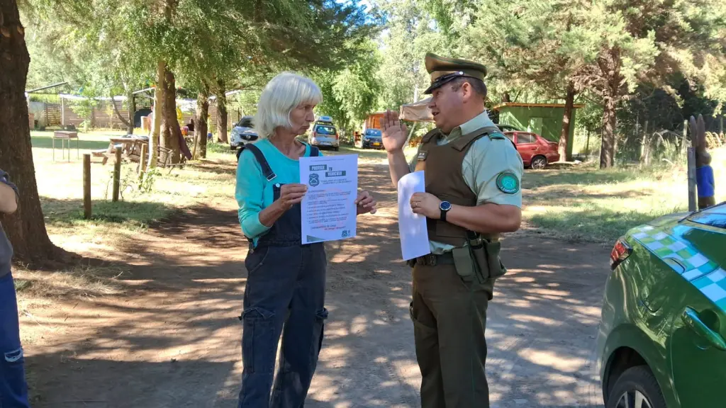 Campañas preventivas han sido una de las medidas impulsadas por Carabineros de Santa Bárbara, Cedida