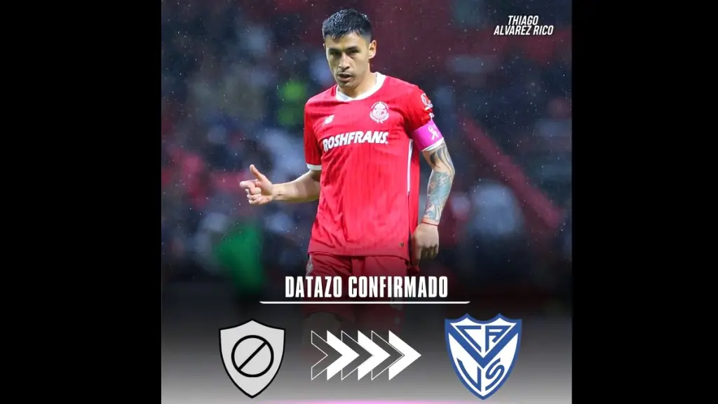 El volante de contención, que también ha sido ocupado como defensa central será jugador de Velez, Cedida