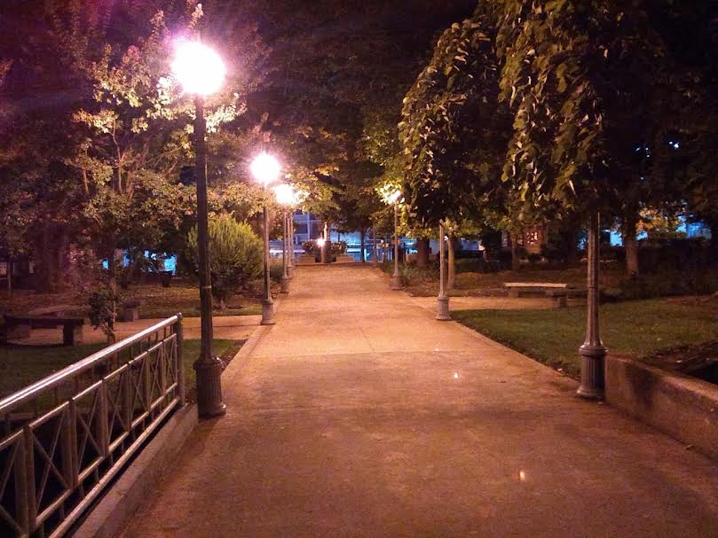 Nueva iluminación en Plaza de Armas de Los Ángeles / La Tribuna