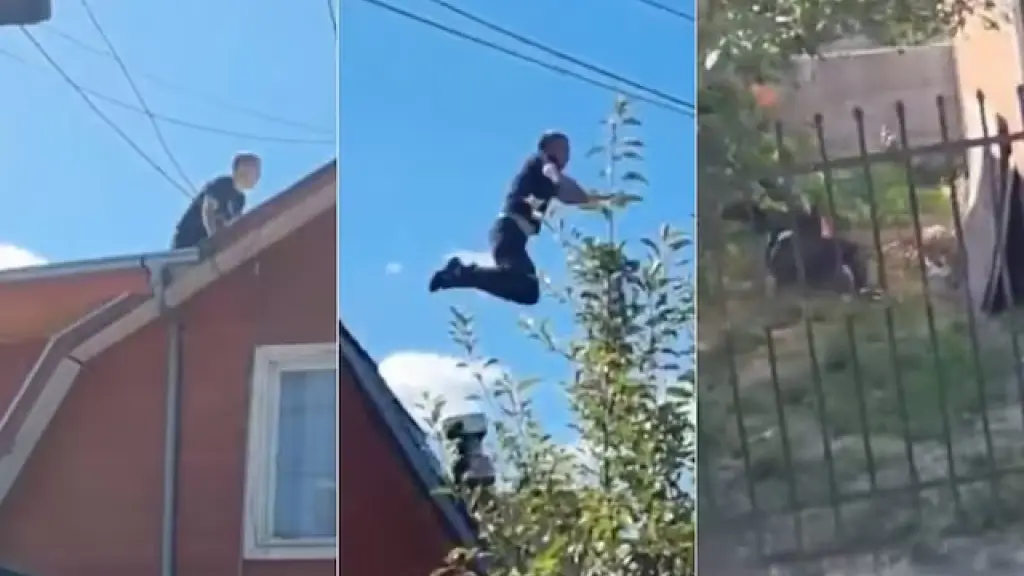 El Hombre Araña: Detienen a sujeto tras fallido intento de fuga en Temuco, La Tribuna