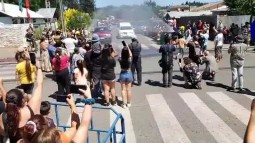 El último adiós a Dubán Olate Farías, bombero y brigadista fallecido en La Araucanía