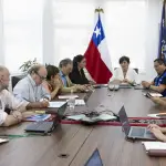 Reunión convocada por la ministra de Salud., Cedida