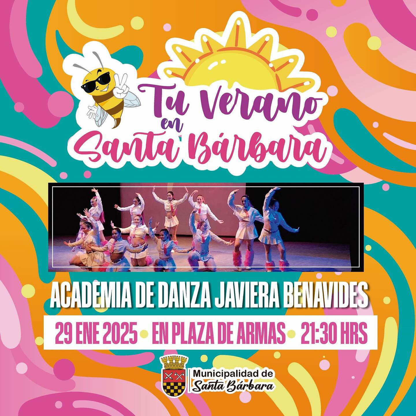 Presentación Academia de danza / Municipalidad de Santa Bárbara
