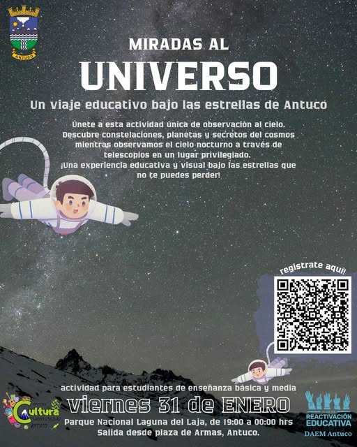 Miradas al universo / Municipalidad de Antuco