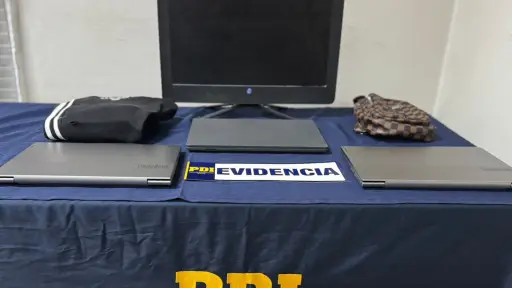 Recuperan computadores sustraídos a Liceo Bicentenario de Los Sauces