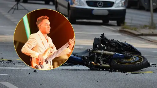 La operación fue un éxito: Bajista de Zúmbale Primo se recupera tras grave accidente en moto