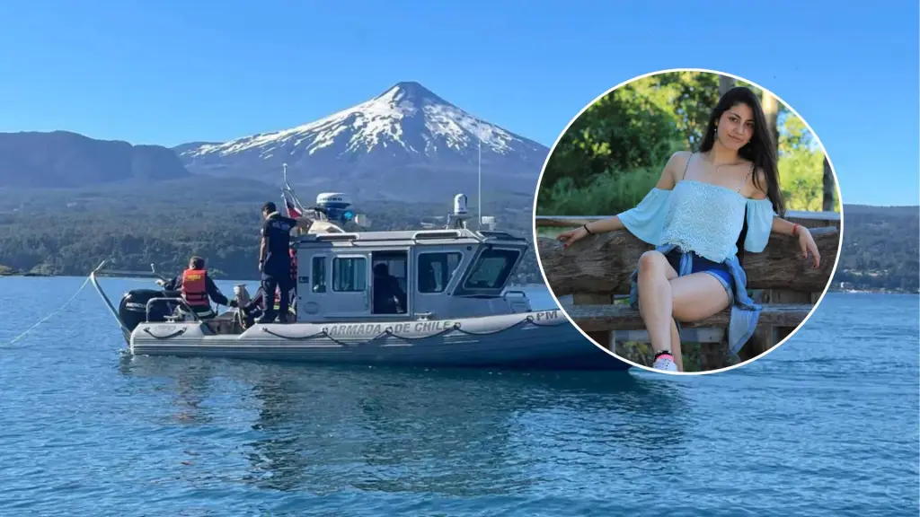 La joven de 23 años desaparecida desde el pasado 27 de enero tras caer desde un kayak en el Lago Villarrica., Armada de Chile | T13