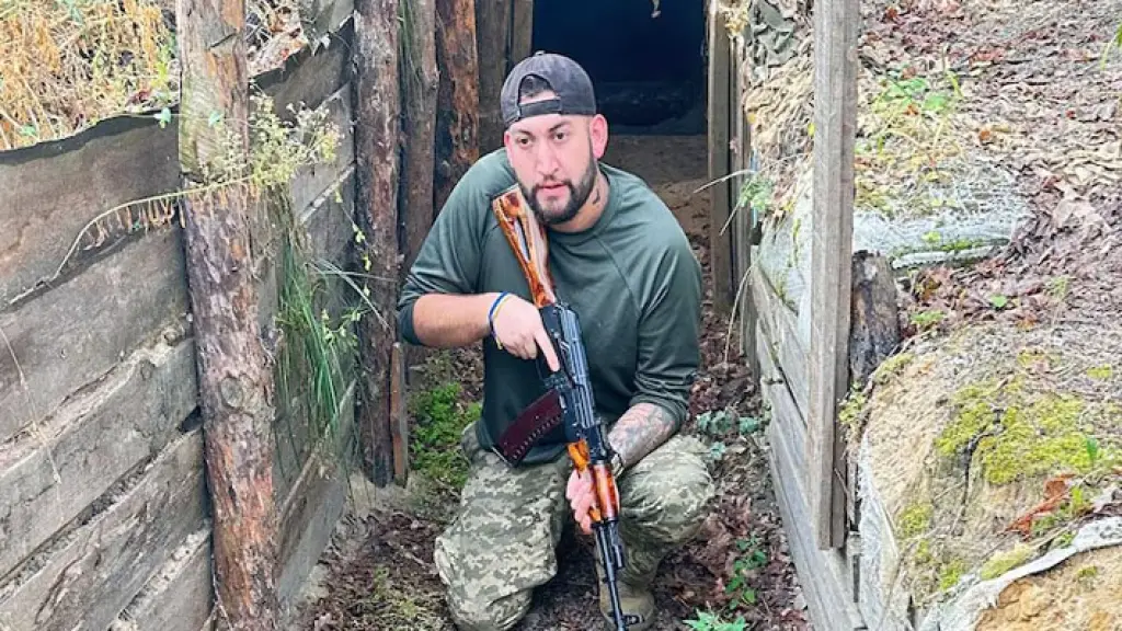 Bryan Jara, soldado chileno muerto en combate en Ucrania, Cedida