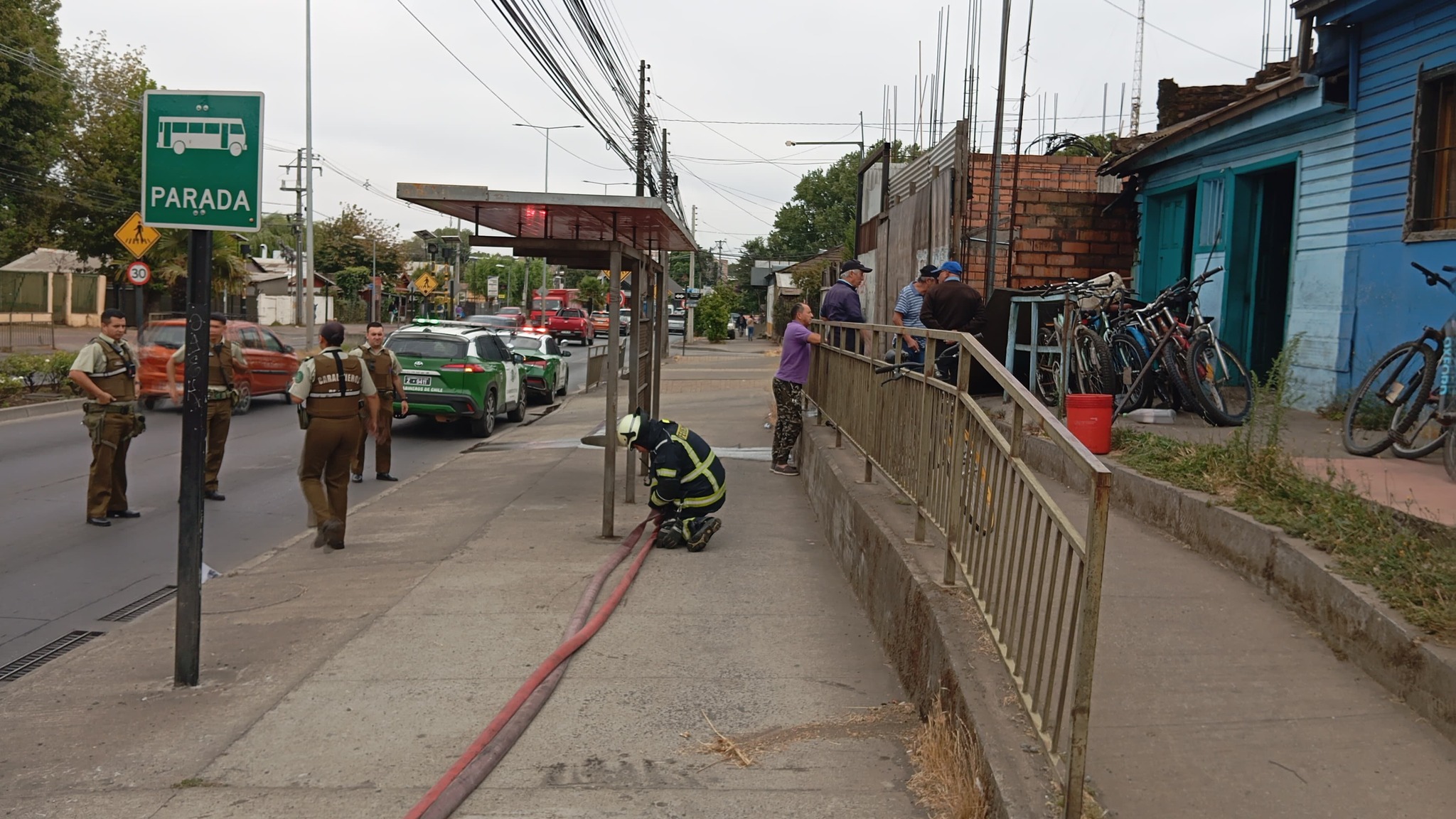 Incendio en el sector sur de Los Ángeles  / Cuerpo de Bomberos de Los Ángeles