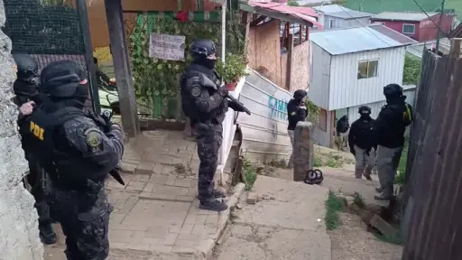 Cuatro extranjeros son detenidos por operar laboratorios de drogas en Lota 
