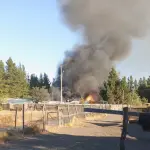 Incendio en El Polígono., Cedida