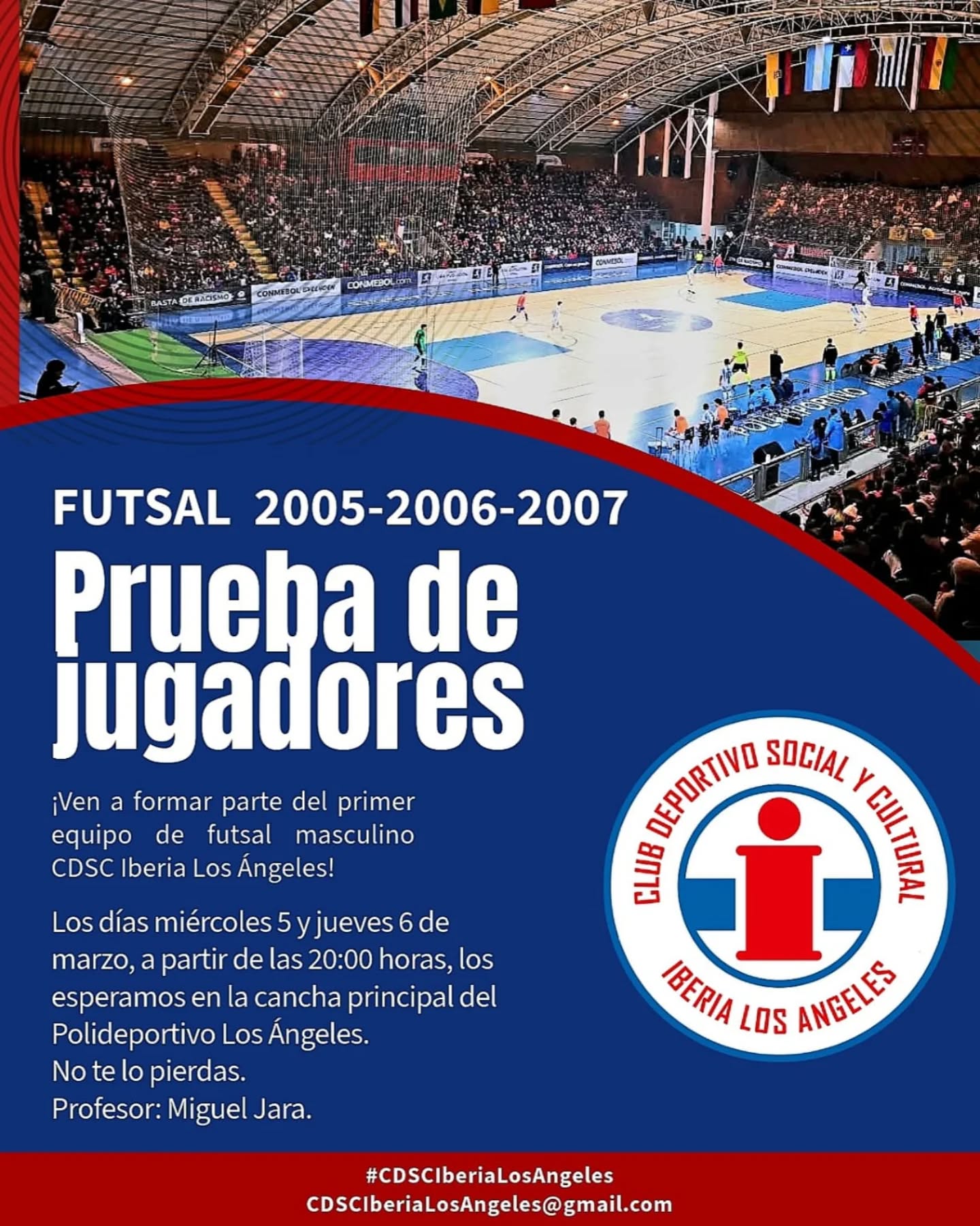 En marzo se viene la prueba de jugadores para integrarse al club social Deportes Iberia en el futsal local / La Tribuna