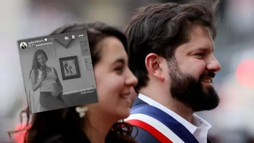 Presidente Boric y Paula Carrasco anuncian que su hija se llamará Violeta