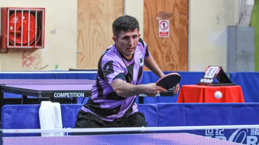 Jean Pierre Anabalón se corona campeón en el Open de Tenis de Mesa de Negrete