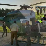 Rescate mujer accidente Alto Biobío