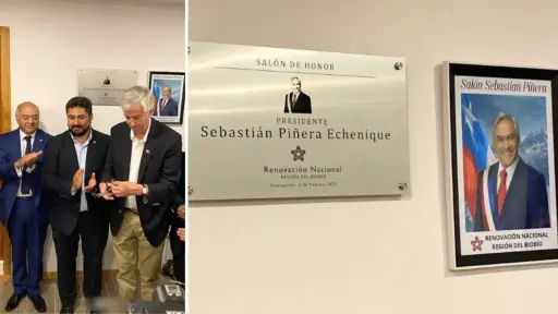 Inauguran Salón de Honor en homenaje a ex Presidente Sebastián Piñera en Biobío