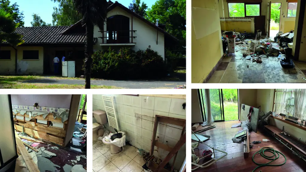 Daños en la vivienda se estiman entre 80 a 100 millones de pesos., cedida