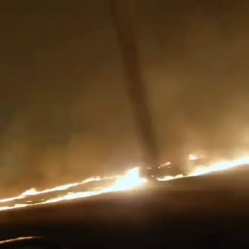 Incendio en Mulchen / Diario La Tribuna