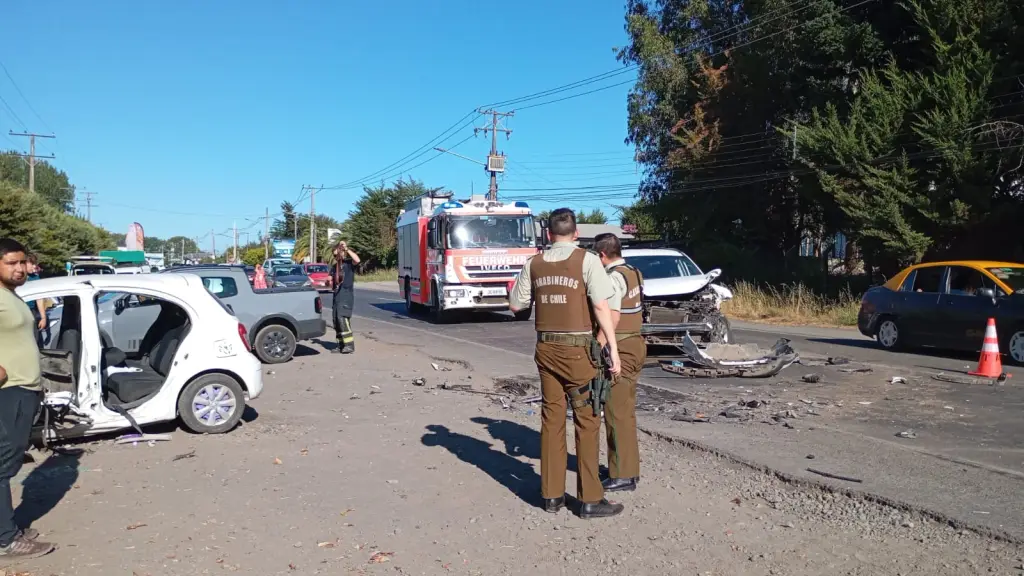 Ahora: Se registra una colisión multiple en el KM 4 de Camino a Nacimiento , La Tribuna