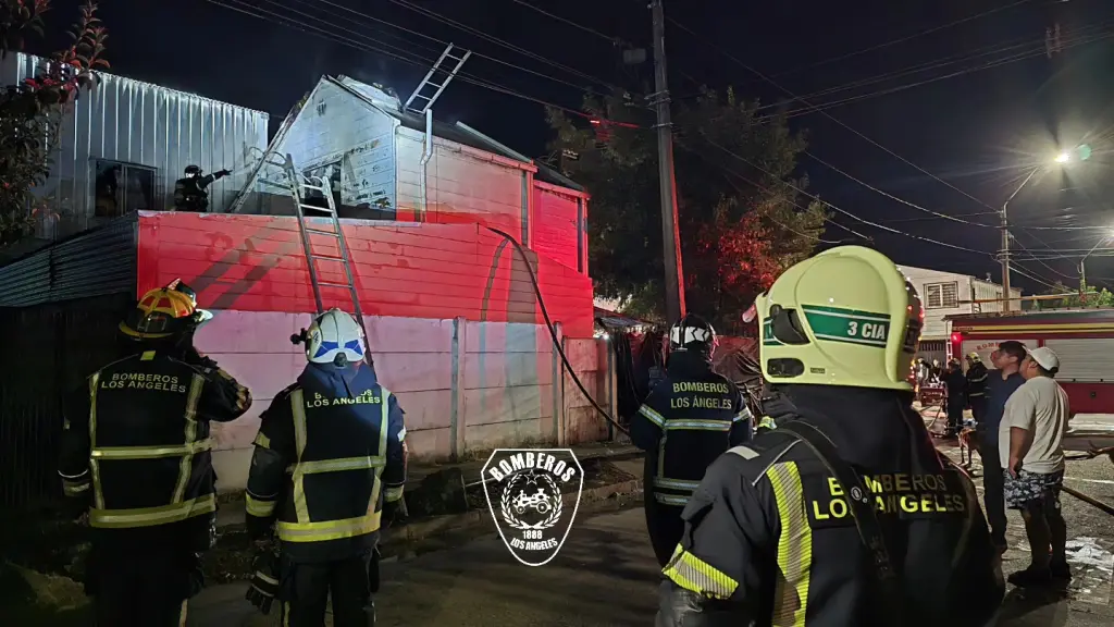 Una casa incendiada Villa Los Profesores