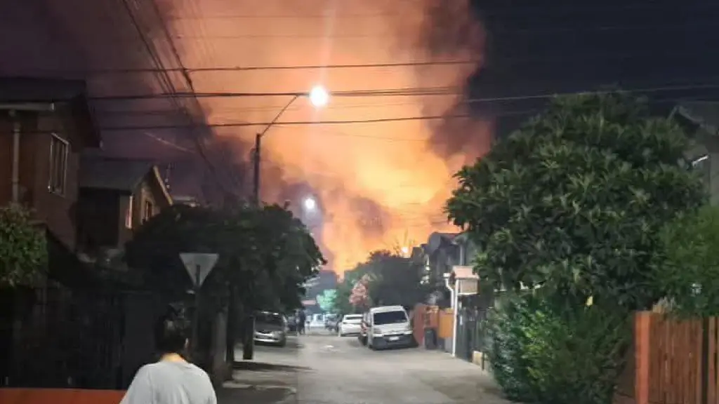 Incendio pastizales Nacimiento 