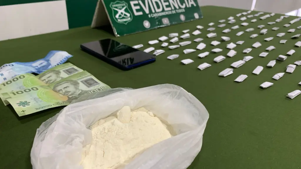 Incautación de drogas., Carabineros.