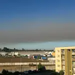 Pese a no tener incendios, Los Ángeles volvió a cubrirse de humo., Diario La Tribuna