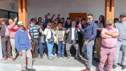 Inauguran moderna sede social en Rihue 