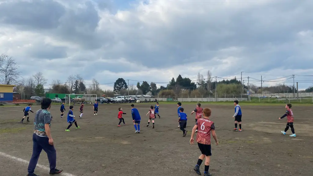 CMPC apoya a las escuelas de fútbol de la comuna de Nacimiento.   En la imagen, equipo Supercampeones del sector Las Pozas 5., CMPC