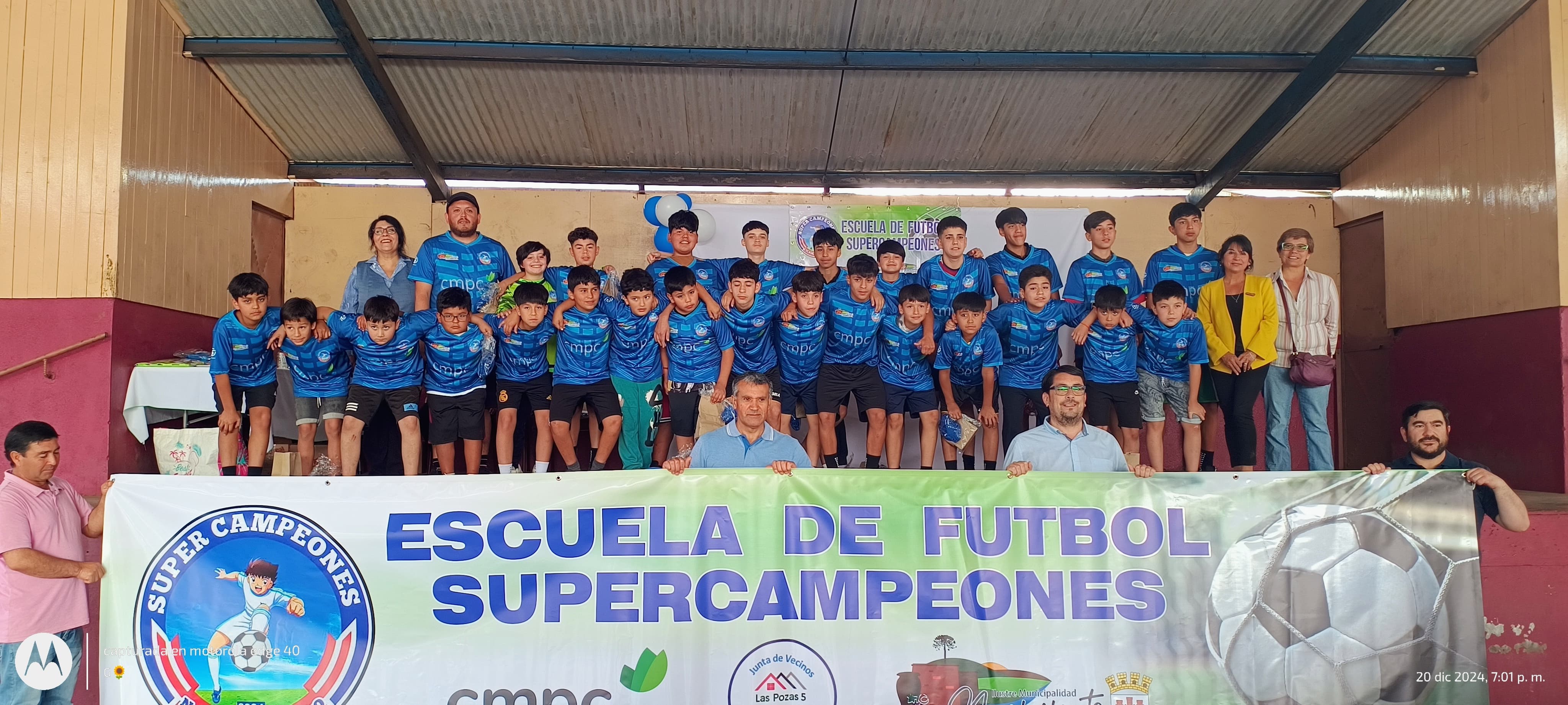Talento de Barrio del barrio Estación  es otra de las escuelas beneficiadas con la iniciativa que ofrece clases gratuitas para niños y jóvenes de la comunidad. / CMPC