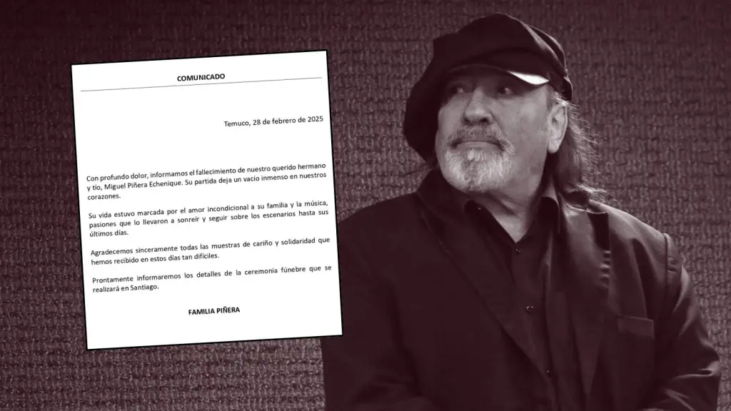 Fallece Miguel Negro Piñera: El cantante luchaba contra la leucemia , Cedida