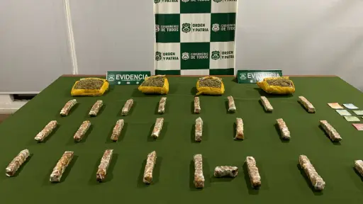 Carabineros incauta más de 8 kilos de droga en Los Ángeles y Cabrero