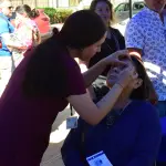 Cerca de 200 personas participaron en el primer operativo masivo para la pesquisa del glaucoma., La Tribuna