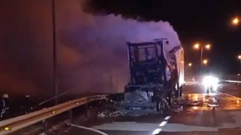 Incendio camión Mulchén