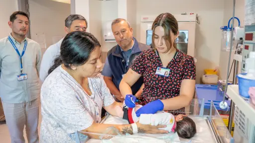 Seremi de Salud refuerza campaña contra el Virus Respiratorio Sincicial con inmunización de recién nacidos y lactantes