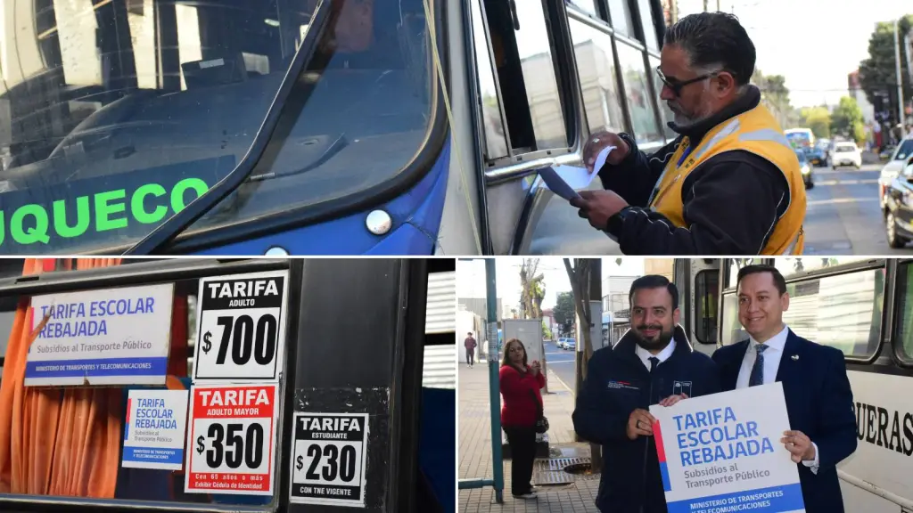 Intensifican fiscalización en Los Ángeles para garantizar cumplimiento de subsidio escolar en transporte público, La Tribuna