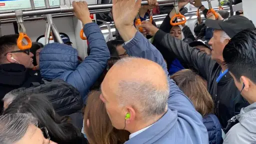 Colapso en estaciones del Biotren marcan un nuevo Súper Lunes en Concepción