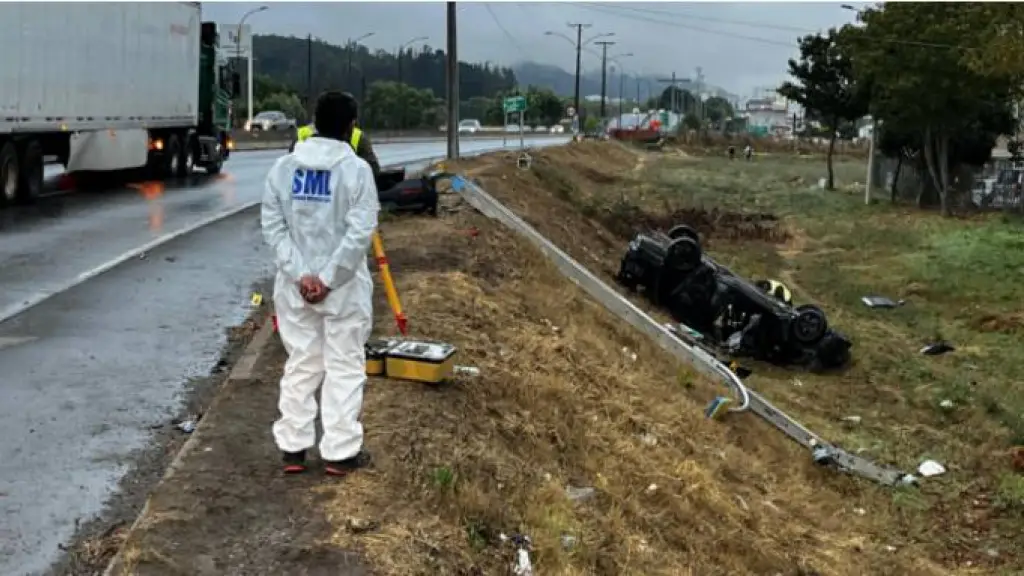 Una persona fallecida y dos heridas tras accidente en Concepción, frente a la cárcel El Manzano, Canal 9 Bio bío TV