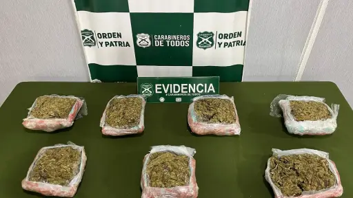 Decomisan drogas y detienen a cuatro delincuentes en operativos policiales en Cabrero y Los Ángeles