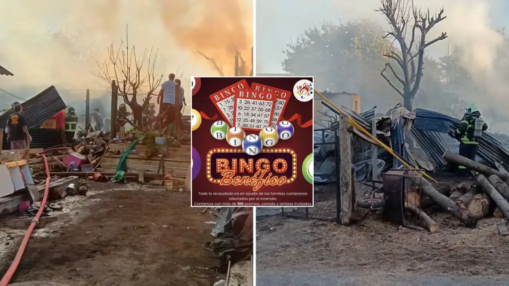 Bingo Solidario Las Canteras incendio