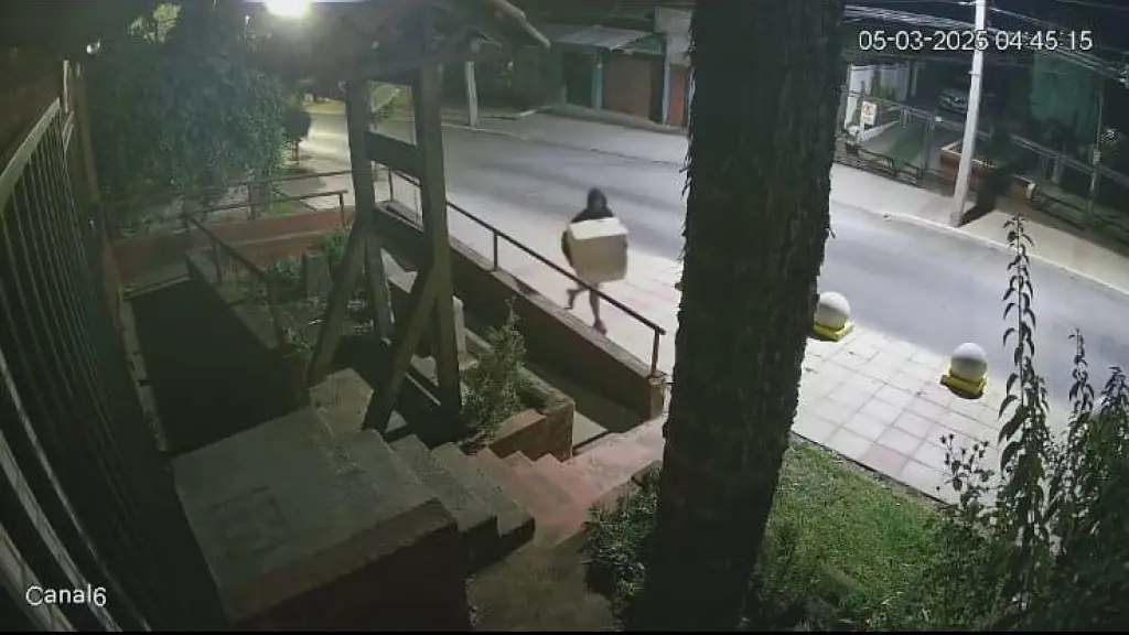 Robo en cámara de comercio, cedida